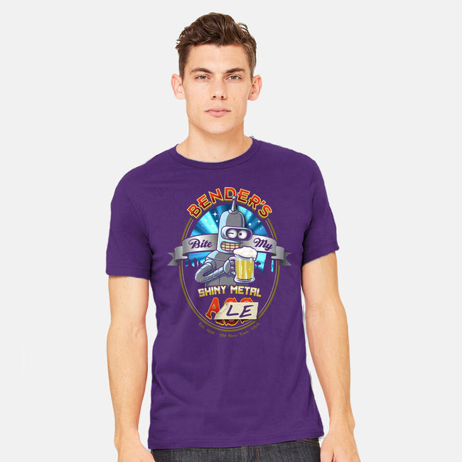 Bite My Shiny Metal Ale-mens heavyweight tee-ACraigL
