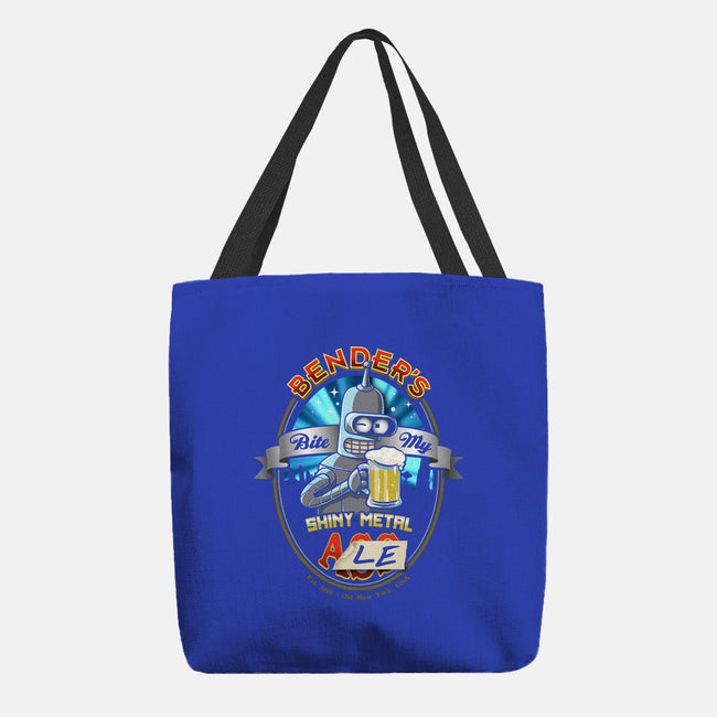 Bite My Shiny Metal Ale-none basic tote-ACraigL