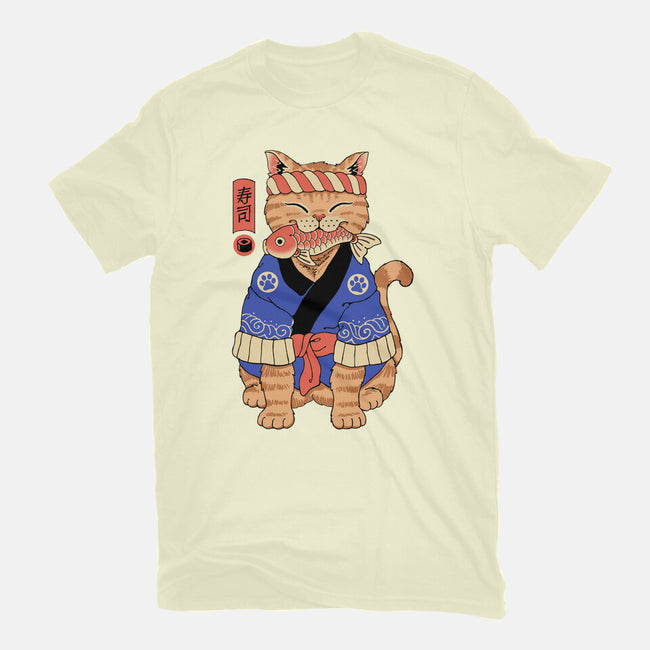 Sushi Meowster!-womens basic tee-vp021