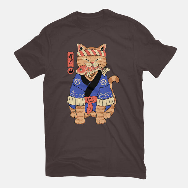 Sushi Meowster!-womens basic tee-vp021