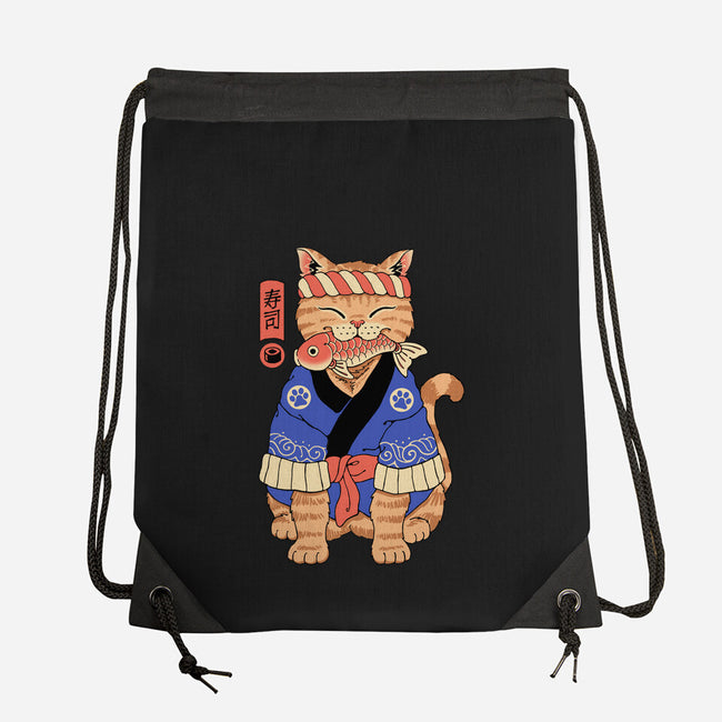 Sushi Meowster!-none drawstring bag-vp021
