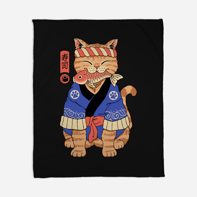 Sushi Meowster!-none fleece blanket-vp021