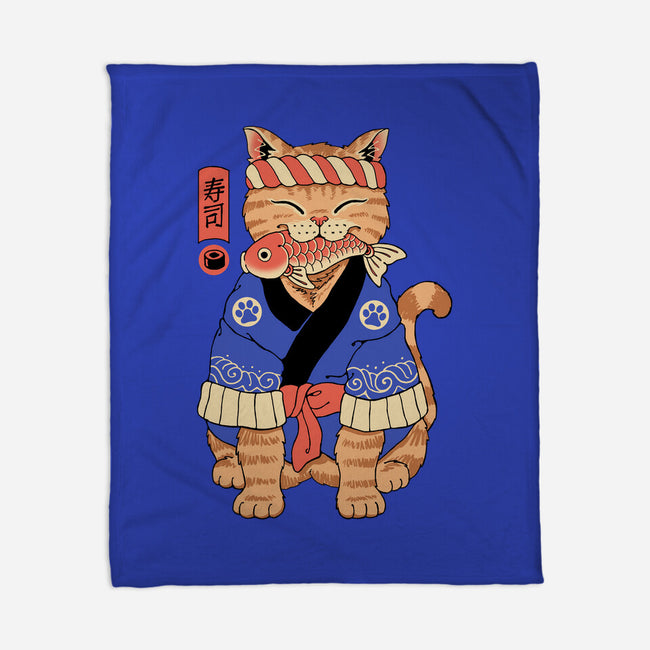 Sushi Meowster!-none fleece blanket-vp021