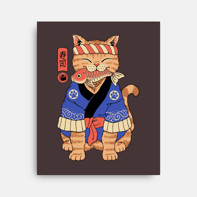 Sushi Meowster!-none stretched canvas-vp021