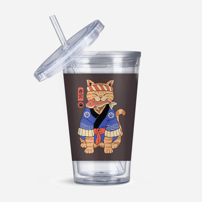 Sushi Meowster!-none acrylic tumbler drinkware-vp021