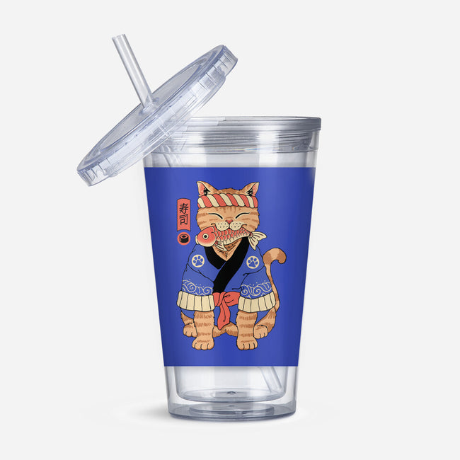 Sushi Meowster!-none acrylic tumbler drinkware-vp021