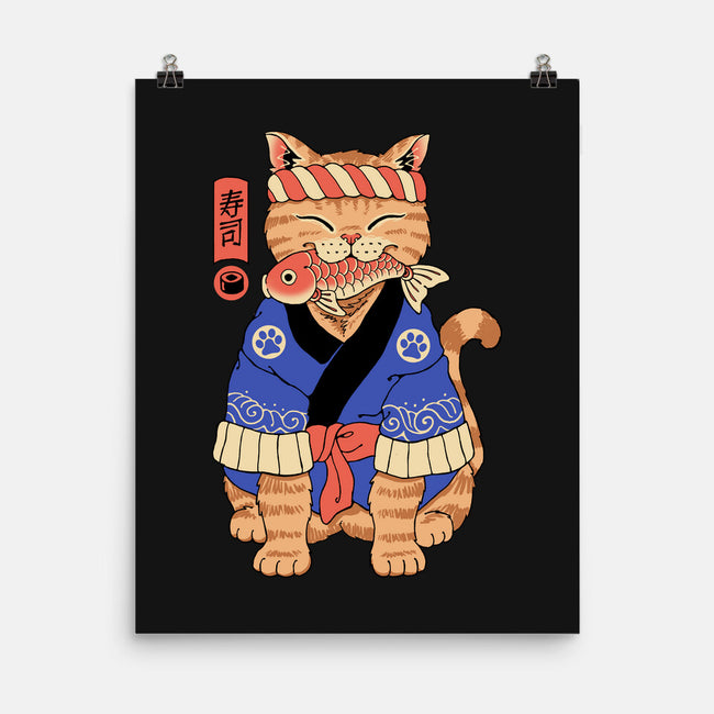 Sushi Meowster!-none matte poster-vp021