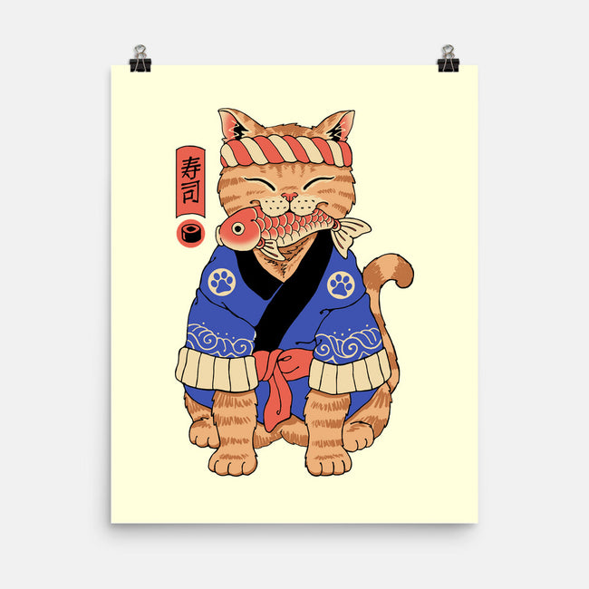 Sushi Meowster!-none matte poster-vp021