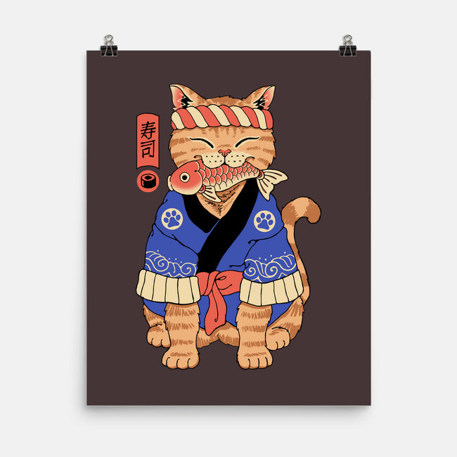 Sushi Meowster!-none matte poster-vp021