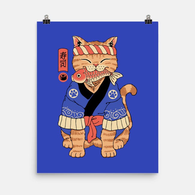 Sushi Meowster!-none matte poster-vp021