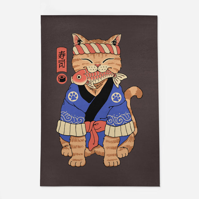 Sushi Meowster!-none indoor rug-vp021