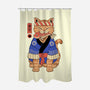 Sushi Meowster!-none polyester shower curtain-vp021