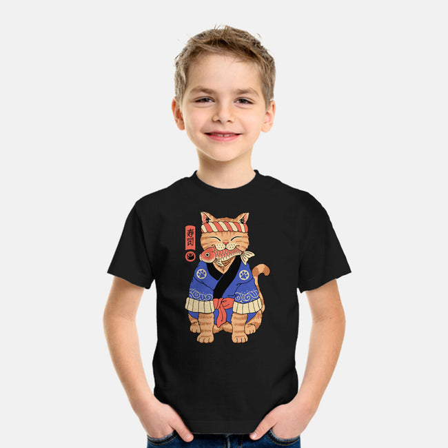 Sushi Meowster!-youth basic tee-vp021