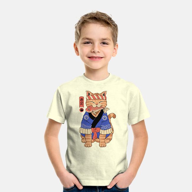 Sushi Meowster!-youth basic tee-vp021
