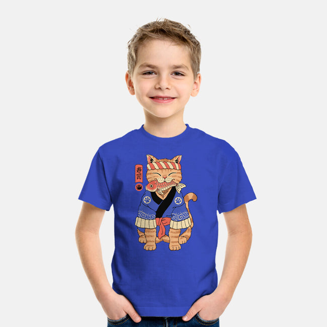 Sushi Meowster!-youth basic tee-vp021