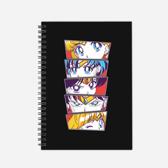 Sailor Scouts-none dot grid notebook-Jelly89