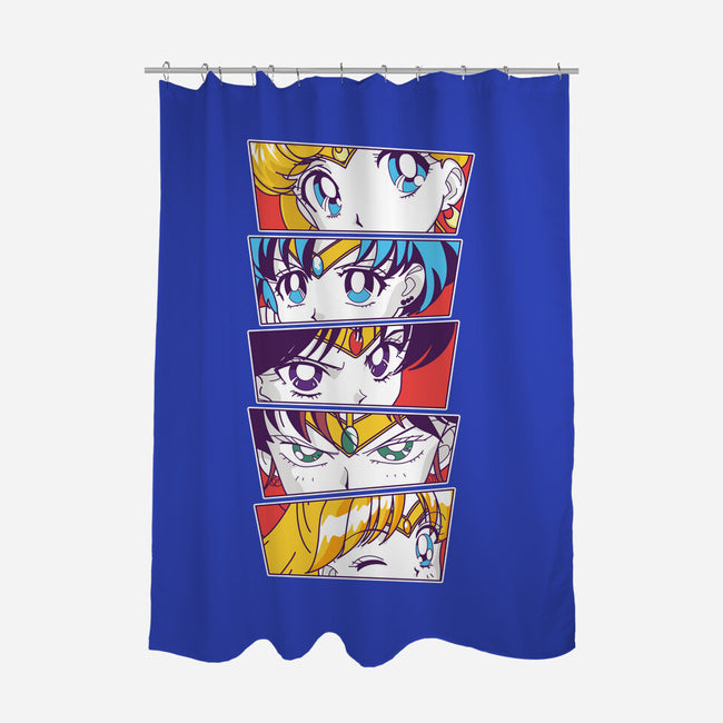 Sailor Scouts-none polyester shower curtain-Jelly89