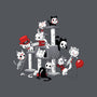 Horror Cats-womens v-neck tee-DoOomcat