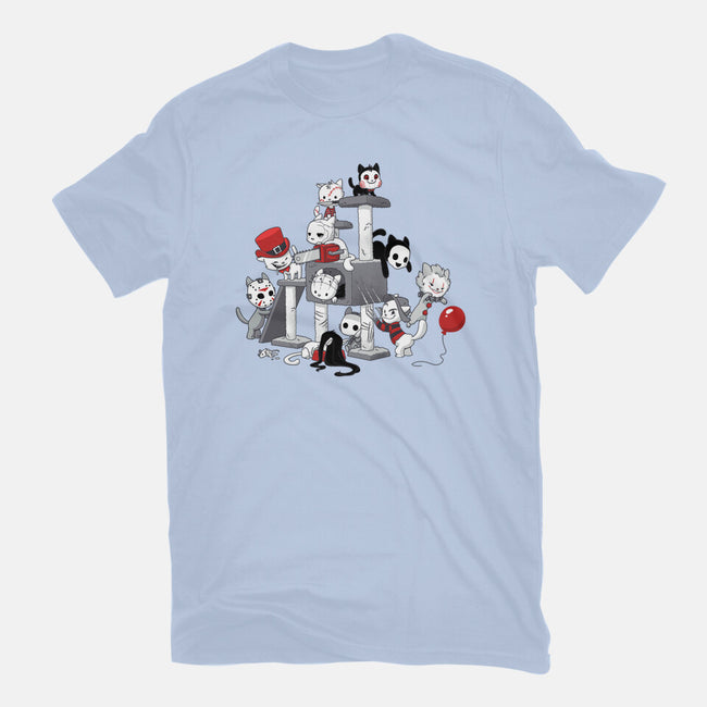 Horror Cats-mens heavyweight tee-DoOomcat