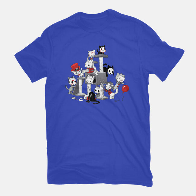 Horror Cats-mens heavyweight tee-DoOomcat