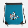Horror Cats-none drawstring bag-DoOomcat