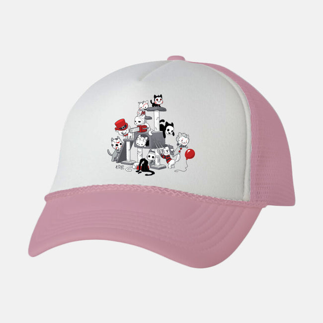 Horror Cats-unisex trucker hat-DoOomcat