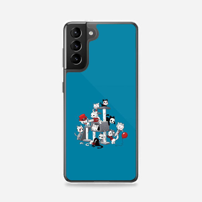 Horror Cats-samsung snap phone case-DoOomcat