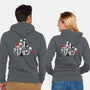 Horror Cats-unisex zip-up sweatshirt-DoOomcat