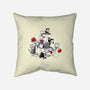 Horror Cats-none removable cover w insert throw pillow-DoOomcat
