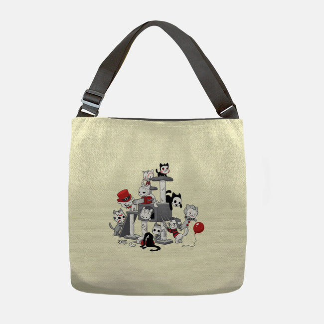Horror Cats-none adjustable tote-DoOomcat