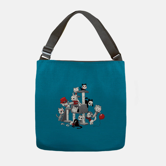 Horror Cats-none adjustable tote-DoOomcat