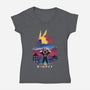 Ultra Plus Night-womens v-neck tee-dandingeroz