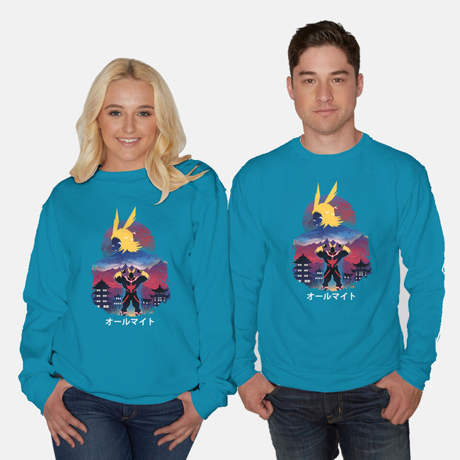 Ultra Plus Night-unisex crew neck sweatshirt-dandingeroz