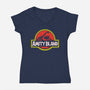 Amity Island-womens v-neck tee-dalethesk8er