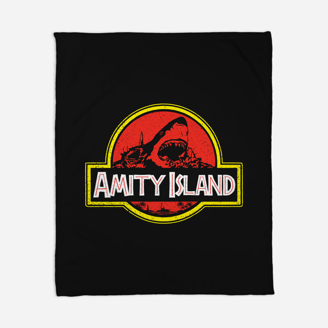 Amity Island-none fleece blanket-dalethesk8er