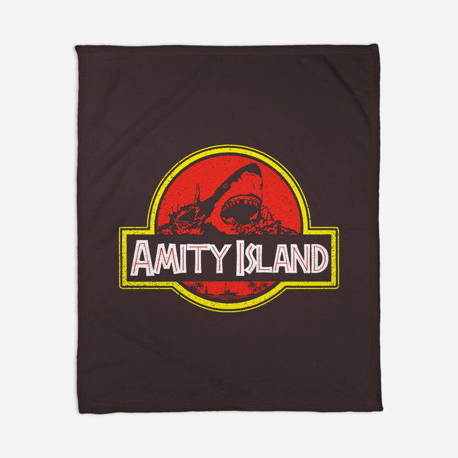 Amity Island-none fleece blanket-dalethesk8er