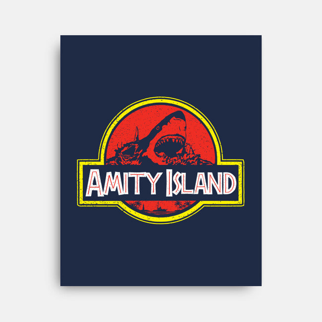 Amity Island-none stretched canvas-dalethesk8er