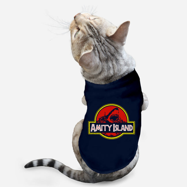 Amity Island-cat basic pet tank-dalethesk8er