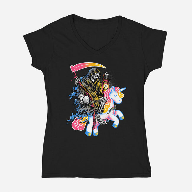 Light My Path-womens v-neck tee-glitchygorilla