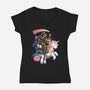 Light My Path-womens v-neck tee-glitchygorilla