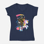 Light My Path-womens v-neck tee-glitchygorilla