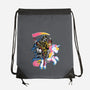 Light My Path-none drawstring bag-glitchygorilla