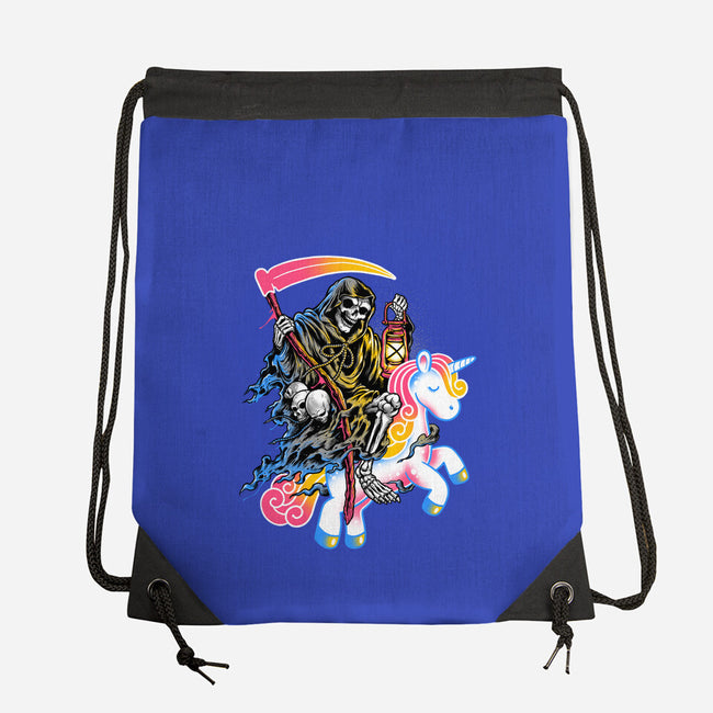 Light My Path-none drawstring bag-glitchygorilla