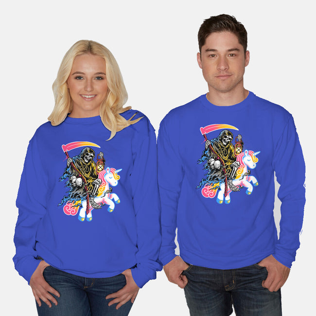 Light My Path-unisex crew neck sweatshirt-glitchygorilla