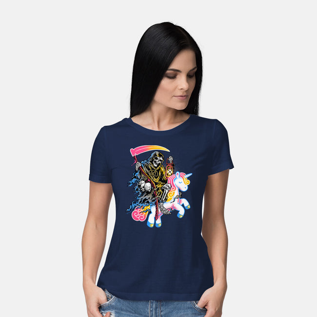 Light My Path-womens basic tee-glitchygorilla
