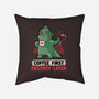 Coffee First Destroy Later-none removable cover w insert throw pillow-eduely