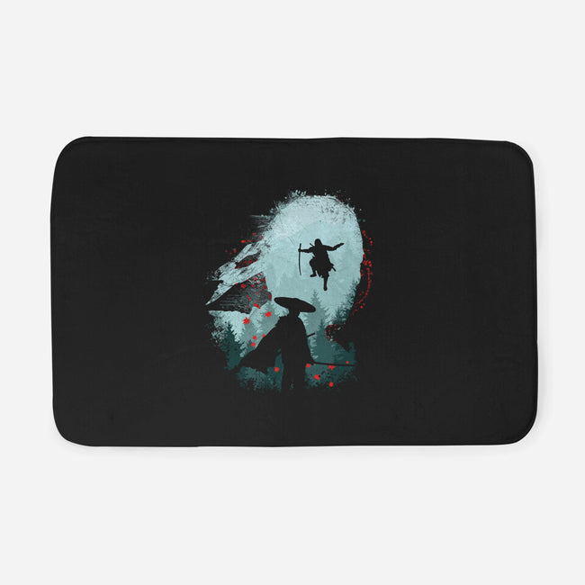 Samurai Way-none memory foam bath mat-rocketman_art