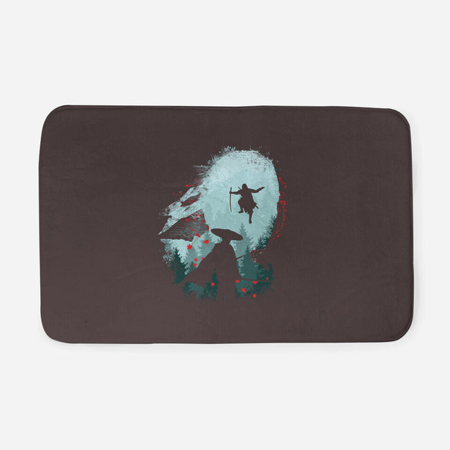 Samurai Way-none memory foam bath mat-rocketman_art