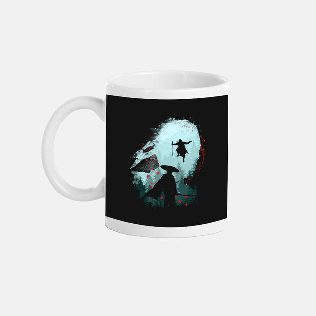 Samurai Way-none glossy mug-rocketman_art