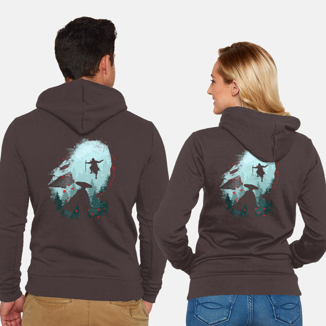 Samurai Way-unisex zip-up sweatshirt-rocketman_art